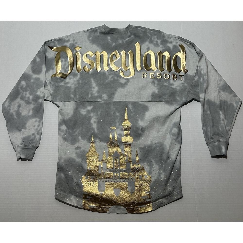 Disneyland Resort Spirit Jersey Sleeping Beauty Castle Gold Letters Size XS